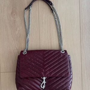 Rebecca Minkoff Edie Crossbody Bag in Burgundy